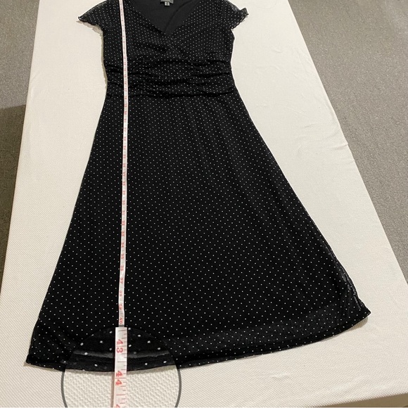 Mexx Black & White Polka Dot Midi  Dress size M - Picture 10 of 12